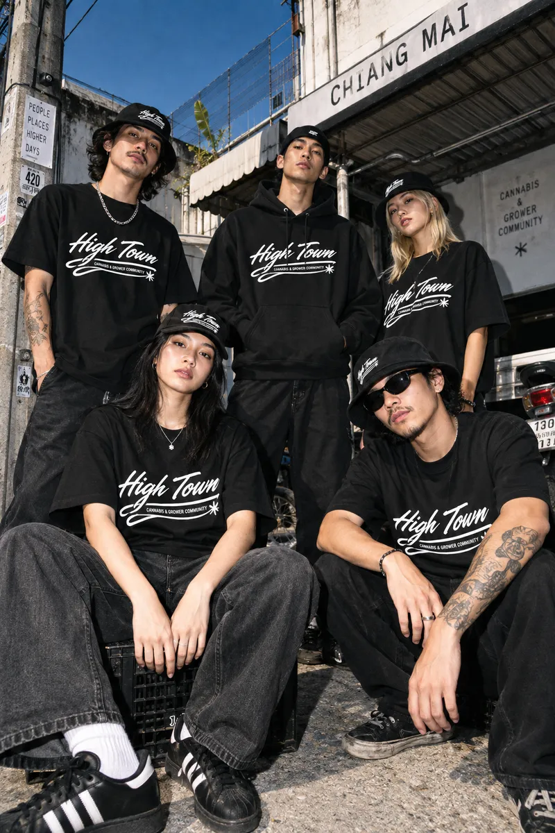 ลุคบุ๊กเสื้อผ้า Hightown Signature