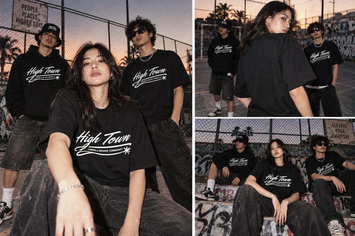 ลุคบุ๊กเสื้อผ้า Hightown Signature